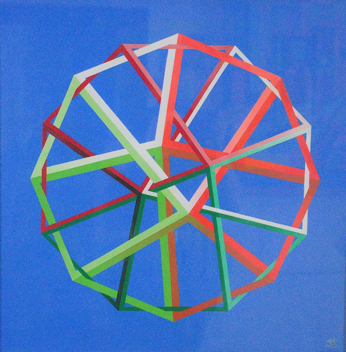 Due nastri continui che si intersecano