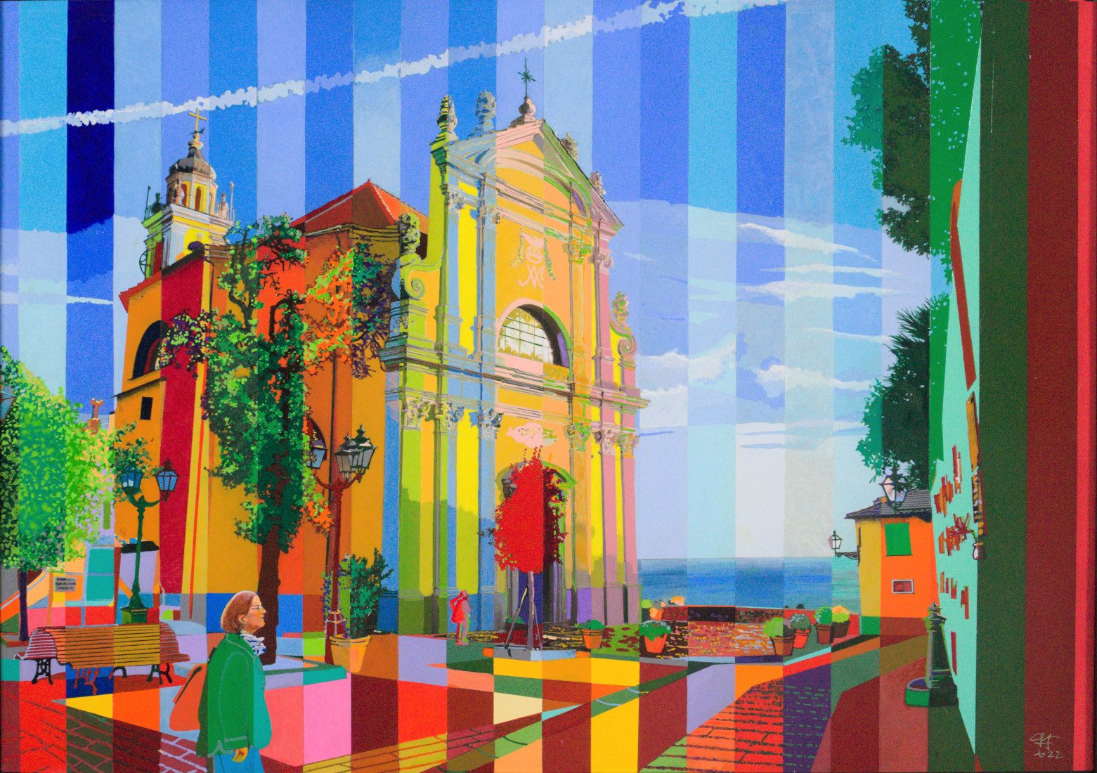 Bogliasco, Piazza della chiesa